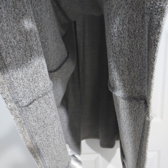 Gap Gold Metallic Softspun Saint Laurent Circle Midi Skirt in Size XL - Picture 9 of 11